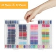 thumbnail image 3 of NEX 64 Piece Sewing Thread Kit Assorted Spools Needles Travel Kit, 3 of 6
