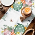 thumbnail image 4 of Table Runner - 70 Inch Long, Easter Eggs Kitchen Dining Table Runner Dresser Scarves, Spring Botanical Eucalyptus Floral Butterfly Farmhouse Decor for Coffee Tables Wedding Party Banquet, 4 of 8