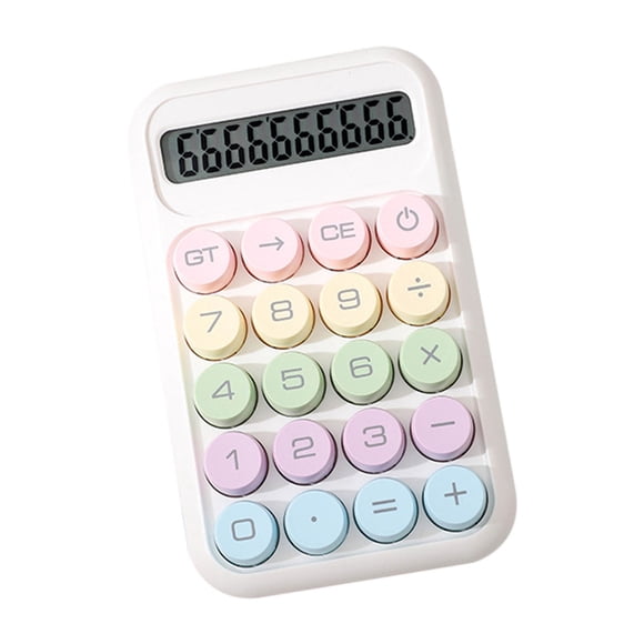 Basic Standard Calculators Mini Digital Desktop Calculator With 8-Digit LCD Display- Calculator Pocket Size For Home School For Kids
