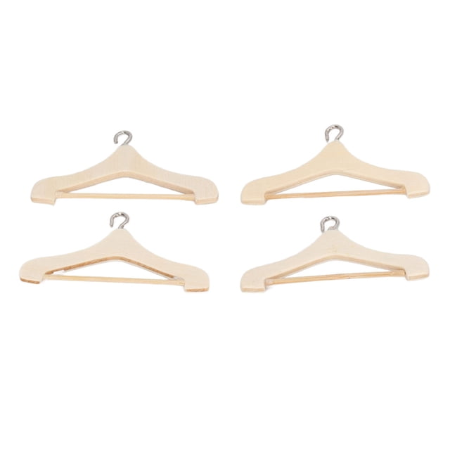 Colgador De Juguete En Miniatura, Perchero Para Casa De Muñecas, Triple Madera, Decoración Viva, Fabricación De Bricolaje Para Adornos Para Niños ANGGREK Otros
