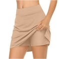 thumbnail image 2 of Quinlirra Women's Athletic Skorts Skirts High Waisted New Running Skirt with Shorts Casual Running Skirt, 2 of 5