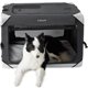 thumbnail image 1 of Jaula plegable para perros Lesure – Perrera de viaje portátil para perros grandes Jaula para mascotas de 4 puertas con ventanas de malla duraderas para interiores y exteriores Gris carbón, 1 of 1