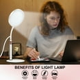 thumbnail image 5 of Zcppqinho Light Therapy Lamp, UV-Free 10000 Lux Therapy Light with 3 Color Temperature Modes & Adjustable Brightness & Timer, 5 of 8