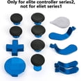 thumbnail image 3 of Prociv 17 in 1 Metal Thumbsticks for Xbox One Elite Series 2, Elite Series 2 Controller Accessory Parts, Gaming Accessory Replacement, Metal Mod 6 Swap Joystick, 4 Paddles, 2 D-Pads, 1 Tool (Blue), 3 of 8