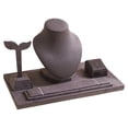 thumbnail image 6 of freneci Jewelry Display Stand Holder Gifts Stylish Earring Home Decoration Necklace Bust Gray, 6 of 8
