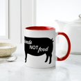 thumbnail image 6 of CafePress - Friends Not Food - 11 oz Ceramic Mug - Novelty Coffee Tea Cup, 6 of 6