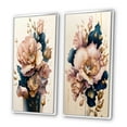 thumbnail image 3 of Designart "Gentle Gladiolus Blossoms in Pink and Blue I" Gladiolus Framed Wall Art Set Of 2 - Pink Floral Frame Gallery Set For Office Decor, 3 of 7