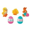 Easter Egg, Bunny, Chick, and Flower Edible Sugar Decorations - 12 Count - 9709