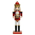 thumbnail image 1 of Abbracc Christmas Decor Crafts Tabletop Decoration Table Centerpiece Nutcracker Figurine Red Drumstick, 1 of 9