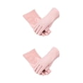 thumbnail image 4 of Jumpingount Manoplas de protección solar Transpirable Antideslizante Algodón Múltiples colores Tamaño libre Manopla de conducción Cubierta de Punto rosa claro 2piezas, 4 of 6