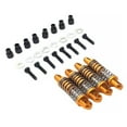 thumbnail image 1 of 4 Pieces Metal Shock Absorber Remote Control 1:28 Crawler Model Damper Upgrade Part Repair Replacement for Wltoys K969 K979 K989 Gold, 1 of 6