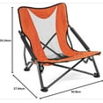 thumbnail image 3 of Folding camping chair for camping, beach, picnic, barbecue, sporting activities with carrying bag, 3 of 11