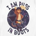 thumbnail image 2 of Women's Puss in Boots: The Last Wish I Am Puss in Boots Graphic Tee White Medium, 2 of 4