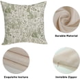 thumbnail image 7 of Spring Pillow Covers 18x18 Pack of 2 Sage Green Rabbit Floral Throw Pillow Covers Outdoor Decoration Easter Bunny Flower Decor Pillowcase Farmhouse Decorative Linen Cushion Case for Home Sofa, 7 of 7