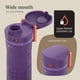 thumbnail image 4 of Contigo x Ally Love Jackson Chill 2.0, acero inoxidable, botella de agua a prueba de derrames con tapa AutoPop, sin BPA, 24 oz, violeta, 4 of 9