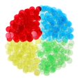 thumbnail image 2 of 500pcs Transparent 4 Color Bingo Chips Plastic Markers Clear Game Counting Chips, 2 of 5