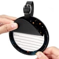 thumbnail image 2 of Constellation 2pcs PU Leather Round Bag Tags Suitcase Handbag Tags with Privacy Cover and Name ID Tag for Travel Luggage, Handbags, Backpacks, School Bags, 2 of 6