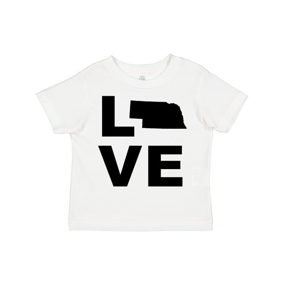 Inktastic Love Nebraska Boys or Girls Toddler T-Shirt