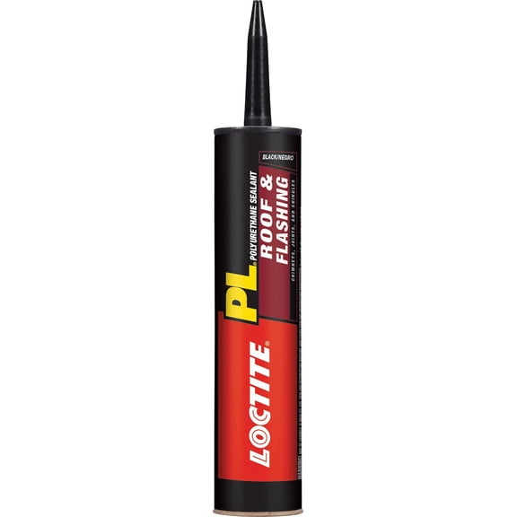 Loctite PL Roof Flashing Polyurethane Sealant, Black, 10 Ounce
