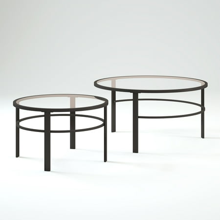 Camden&Wells - Gaia Nesting Coffee Table (set of 2) - Blackened Bronze