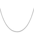 thumbnail image 2 of Primal Gold 10 Karat White Gold 1mm Box Chain, 2 of 4