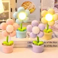 thumbnail image 4 of Mini luz LED de noche con flores, lámpara de mesa pequeña, adorno de escritorio, luces ambientales para dormitorio, juguete para niños, regalo de vacaciones, 4 of 5