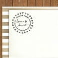 thumbnail image 4 of Printtoo Tampon Rond en Caoutchouc, "Love Is Sweet", Adresse Personnalisée, Usage Intensif, Diamètre 50 mm, 4 of 6