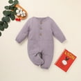 thumbnail image 2 of Zshosam Neutral Baby Clothes Interesting Infant Baby Kids Cartoon Hooded Romper Jumpsuit Clothes Size 6 9 Months,(Light Purple 6-9 Months), 2 of 7