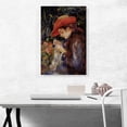 thumbnail image 2 of ARTCANVAS Mademoiselle Marie-Therese Durand-Ruel Sewing 1882 Canvas Art Print by Pierre-Auguste Renoir - Size: 26" x 18" (0.75" Deep), 2 of 9