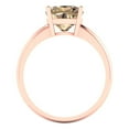 thumbnail image 4 of Solitaire Engagement Ring for Women - 2.5ct Yellow Moissanite in 14K Rose Gold Promise Ring, 4 of 6