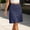 Navy, variant on Women’s Wide High Waist A Line Skort, Solid Tone Four Way Stretch Fabric, Clean Straight Hem for Community Fitness Blue S