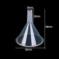 thumbnail image 2 of 1/3Pcs Practical Durable Clear Portable Filling Small Bottles Lab Bottles, Essential Oils Kitchen Funnel Filling Tool Plastic Funnel Set Lab PP Funnels 1PC-75MM, 2 of 8
