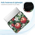 thumbnail image 2 of FORMRS 13"-13.3" Laptop Sleeve Protective Case Soft Carrying Quilted Computer Bag Cover, Red Apple Pattern, 2 of 7