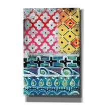 Epic Graffiti 'Pattern Painting Vi' by Linda Woods, Canvas Wall Art, 26"x40"