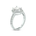 thumbnail image 2 of SZUL Women's 2 3/4 Carat TW Oval Lab Grown Diamond Engagement Ring in 14K White Gold, 2 of 6