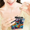 thumbnail image 7 of Stylish Coin Purse with 0.7 Microfiber & Zinc Alloy Jaws, 4.3x4.7 in/11x12 cm Size, Multifunctional Organizer for Women, Girls, and Teens, 7 of 7