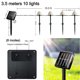 thumbnail image 2 of 1 Uds. Luces de cadena de setas con enchufe a tierra-8 modos solares 3,5 m 10 luces-Color Ormromra CPB-US-DYP550-6, 2 of 4