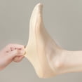 thumbnail image 6 of No Show Socks Womens Thin Non Slip Low Cut No Show Socks Womens for Flats Invisible Liner Socks for Flats Loafers Heels Sneakers Black 5 Pairs, 6 of 9