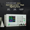 thumbnail image 2 of Fuente de Alimentación Regulada DC CNC 24A Pantalla Digital 12V/36V/48V/60V Cargador de Batería Ajustable 5V RD6024-W, 2 of 5