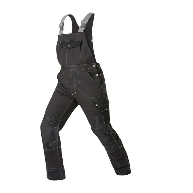 Overalls Men Workwear Suit Welding Multi Pockets Jumpsuit Work Workshop Repairman Uniform