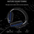 thumbnail image 4 of GOOHOCHY Auriculares con control de cable con reducción de ruido de 3,5 mm compatibles con PS4 Pro PS4 Slim (azul), 4 of 7