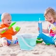 thumbnail image 4 of HUASHENG Kids Foldable Water Play Bucket Portable Beach Pail For Pool Or Time Toy With Shovel, 4 of 5