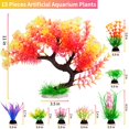 thumbnail image 2 of Set de plantas de acuario artificiales MyLifeUnit para decoración de pecera, 2 of 7