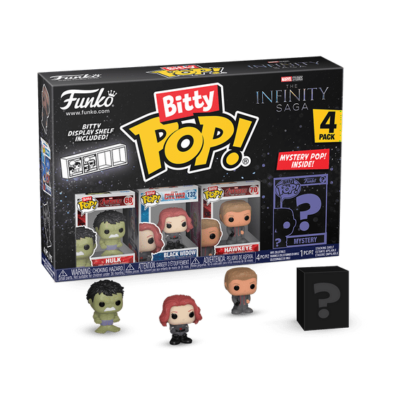Funko Bitty POP! 4-Pack: Marvel - Hulk Collectible Vinyl Mini-Figures