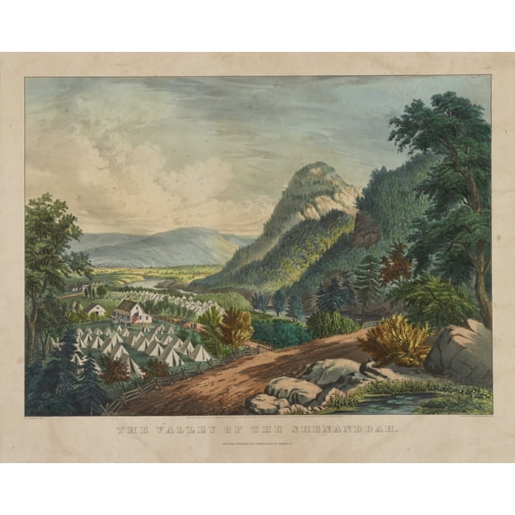 Print: The Valley Of The Shenandoah, 1864
