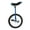 Blue-B, variant on 24" Unicycle, Leakproof Tire Outdoor Unicycle with Adjustable Seat Height, Curved PU Seat, Anti-Slip Designs Beginner Outdoor Indoor Sports Entertainment Fun