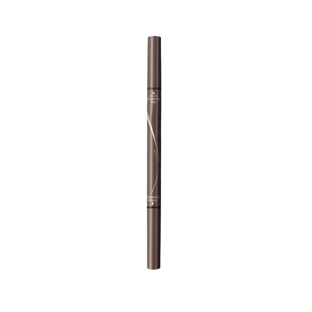 Lápiz de cejas 2 en 1, lápiz de cejas con punta de 4 puntas, lápiz de cejas para microblading, lápiz de cejas fino y natural, 1 ml