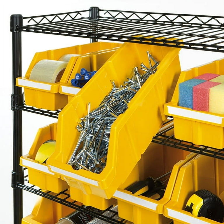 Shelving Unit with Bin Dividers, Closed Adder, 8 shelves, 36 x 24 x 87  (3010) - Innovo Storage Systems