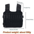 thumbnail image 2 of Chaleco de peso de carga para ejercicio, 30kg, boxeo, correr, eslinga, entrenamiento de pesas, Fitness, chaleco ajustable, chaqueta, ropa de arena, 2 of 4