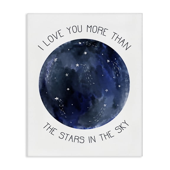 Stupell Industries Bohemian More than the Stars Night Sky Canvas Art, 16 x 20, by Lil' Rue